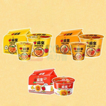 统一 茄皇 阳光番茄牛肉面 126g*5袋*6包