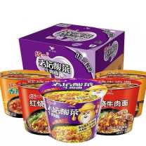 统一 来一桶红烧香辣牛肉面老坛酸菜藤椒夜宵 泡面 混合口味*12桶
