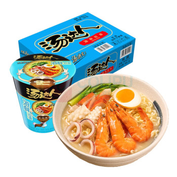 统一 汤达人 拉面(杯面) 海鲜味 80克*12杯