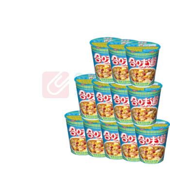 日清 NISSIN 合味道香辣海鲜风味 74g*12杯
