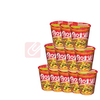 日清 NISSIN 合味道五香牛肉风味 77g*12杯