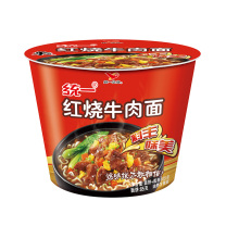 统一 方便面 来一桶 红烧牛肉味 12桶/箱