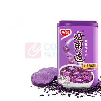 银鹭 好粥道八宝粥 紫薯紫米 280g/罐 12罐/箱