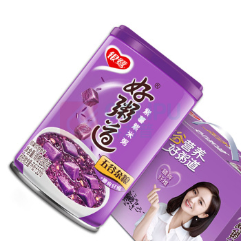 银鹭 好粥道八宝粥 紫薯紫米 280g/罐 12罐/箱