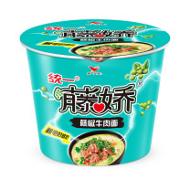 统一 藤椒牛肉面 整箱 105g*12桶 