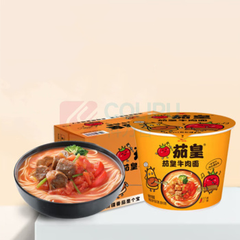 统一 茄皇牛肉面(桶装) 128g 12桶/箱 整箱装