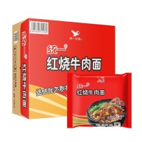 统一 100红烧牛肉面 整箱 24袋 