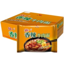 统一 100香辣牛肉面 整箱 24袋 