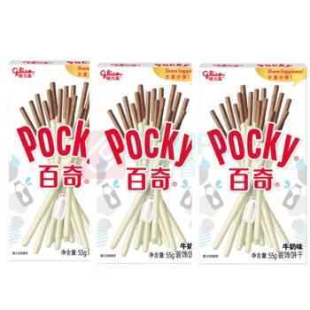 格力高 glico 百奇牛奶味 55g*3盒