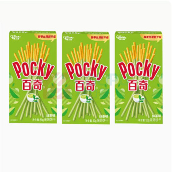 格力高 glico 百奇抹茶味 50g*3盒