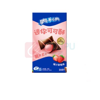 奥利奥 Oreo 可可酥 爆汁莓莓味 40g/盒24盒/箱