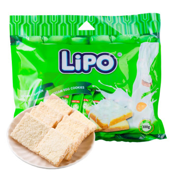 LIPO 面包干 椰子味 300g/袋 16袋/箱