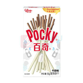 格力高 glico 百奇 牛奶味 55g/盒 36盒/箱