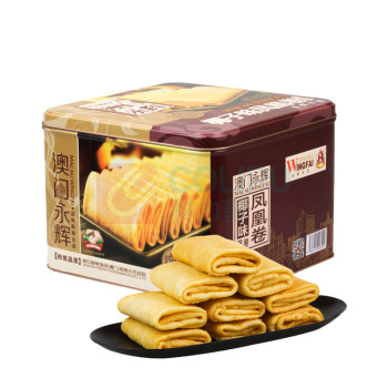 永辉 澳门永辉椰子味凤凰卷(铁罐) 400g