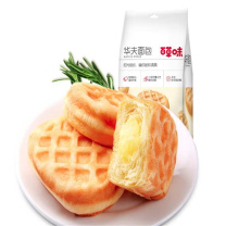 百草味 早餐点心 夹心华夫面包 200g