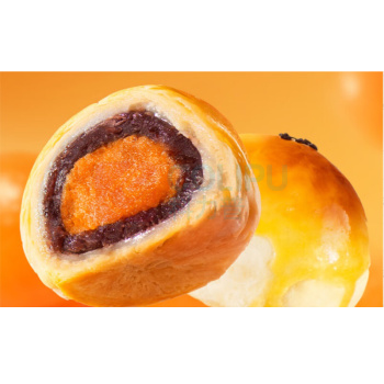 轩妈 短保蛋黄酥红豆味 55g*6枚
