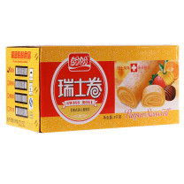 盼盼 瑞士卷 2000g/箱 (香橙、香蕉、草莓)口味随机约90个