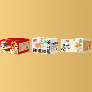 盼盼 西式糕点营养鸡蛋糕 纯蛋糕 720g/箱 约20枚