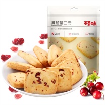 百草味 蔓越莓曲奇饼干 100g/包