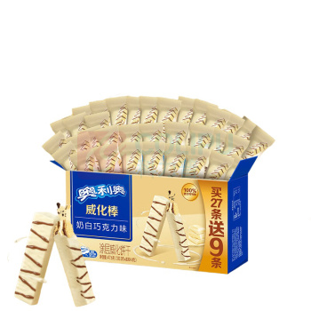 奥利奥 Oreo 黑巧克力味涂层威化饼干 威化棒 (27条+9条)417.6g/盒