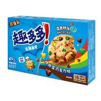 趣多多 香脆曲奇饼干 缤纷豆巧克力味 340g/袋