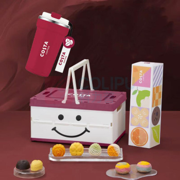 COSTA 中秋限定·世家好礼 B款 芋泥奇亚籽蛋黄星空酥糕点55g*1 咸香芝士柠檬牛乳奶酪酥糕点 55g*1 奶黄流心糕点 50g*1 肉桂苹果风味糕点 50g*1 水牛奶生咖风味巧克力流心糕点 50g*1 杨枝甘露芒果风味流心糕点