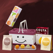 COSTA 中秋限定·世家好礼 D款 芋泥奇亚籽蛋黄星空酥糕点 55g*1 咸香芝士柠檬牛乳奶酪酥糕点 55g*1 奶黄流心糕点 50g*1 肉桂苹果风味糕点 50g*1 COSTA小吊梨汤桂花味90g(6包)*1 COSTA黄油曲奇8