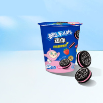 奥利奥 Oreo Mini夹心小饼干 草莓口味 55g/盒 24盒/箱