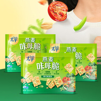 太平 Pacific 燕麦咔咔脆 意式鲜蔬味 150g/袋 12袋/箱