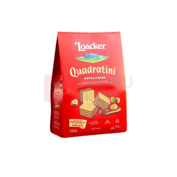 莱家 LOACKER 榛子味粒粒装威化饼干 250g