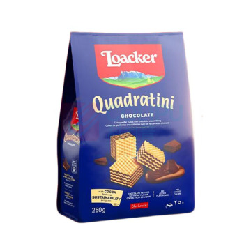 莱家 LOACKER 巧克力味粒粒装威化饼干 250g