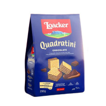 莱家 LOACKER 巧克力味粒粒装威化饼干 250g