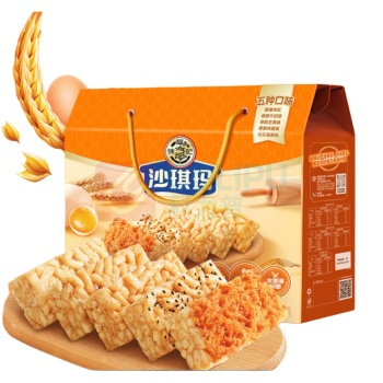 徐福记 五种混合口味沙琪玛礼箱 1216g