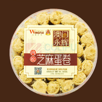 永辉 肉松芝麻味蛋卷 260g