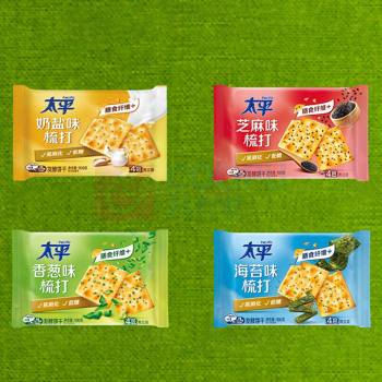 太平 Pacific 梳打饼干 奶盐口味 100g/包 24包/箱