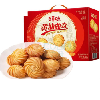 百草味 黄油曲奇饼干 1kg