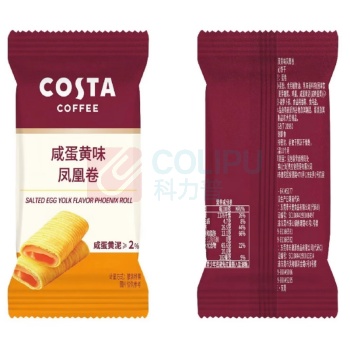 COSTA 咸蛋黄味凤凰卷 80g/盒 80G/盒 独立小包装 4小包/盒