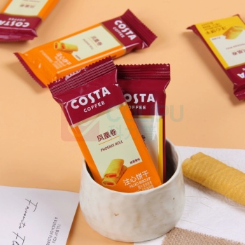 COSTA 咸蛋黄味凤凰卷 80g/盒 80G/盒 独立小包装 4小包/盒