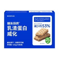 糖友厨房 乳清蛋白威化 浓情可可味 120g*1盒