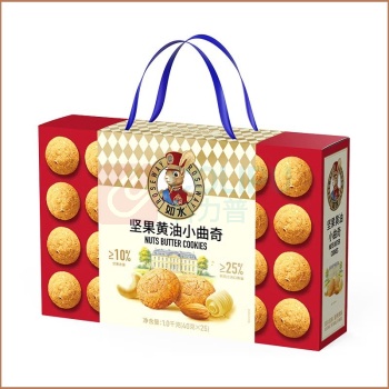 如水 坚果黄油小曲奇 1000g 40g*25袋