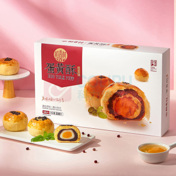 稻香村 蛋黄酥红豆味 330g