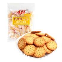 Aji 小圆形饼干 咸蛋黄味 160g/袋 24袋/箱 (独立小包装)