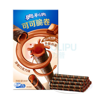 奥利奥 Oreo 可可脆卷 巧克力味 50g/盒 24盒/箱 (新老包装随机发货)