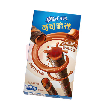 奥利奥 Oreo 可可脆卷 巧克力味 50g/盒 24盒/箱 (新老包装随机发货)