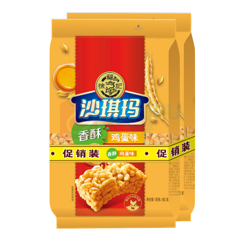 徐福记 沙琪玛 香酥全蛋味 160g/袋 2袋/组 40袋/箱