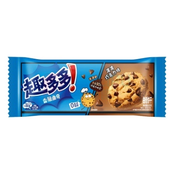 趣多多 香脆曲奇 香浓巧克力味 85g/袋 24袋/箱 (新老包装随机发货)