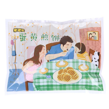 米老头 UNCLE POP 蛋黄煎饼 牛奶味/原味 300g/袋 10袋/箱