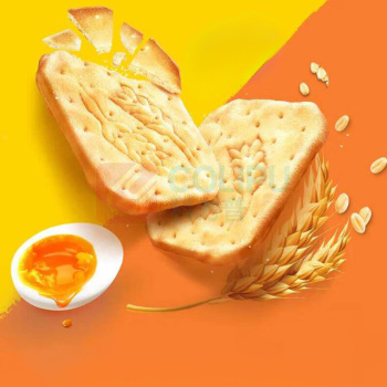 闲趣 韧性饼干 自然清咸原味 90g/袋 40袋/箱