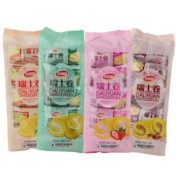 达利园 瑞士卷混合口味 混合口味,随机发放 200g/袋16袋/箱