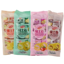 达利园 瑞士卷混合口味 混合口味,随机发放 200g/袋16袋/箱